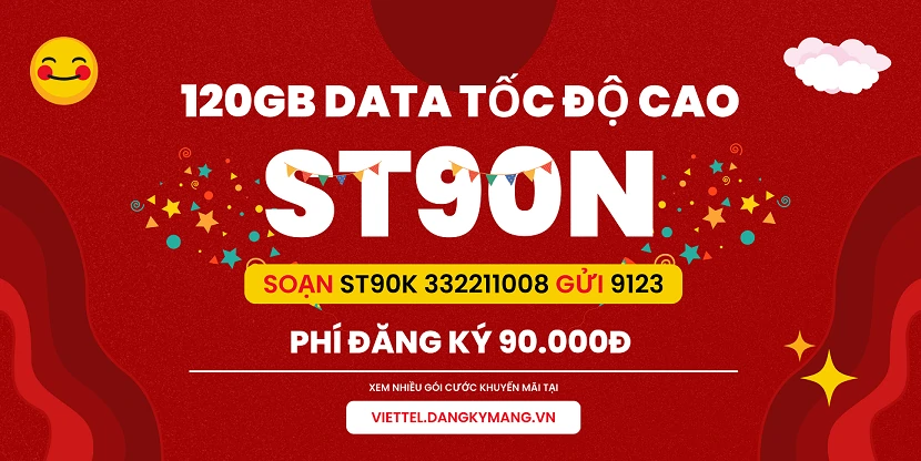 Cách đăng ký gói cước ST90N của Viettel
