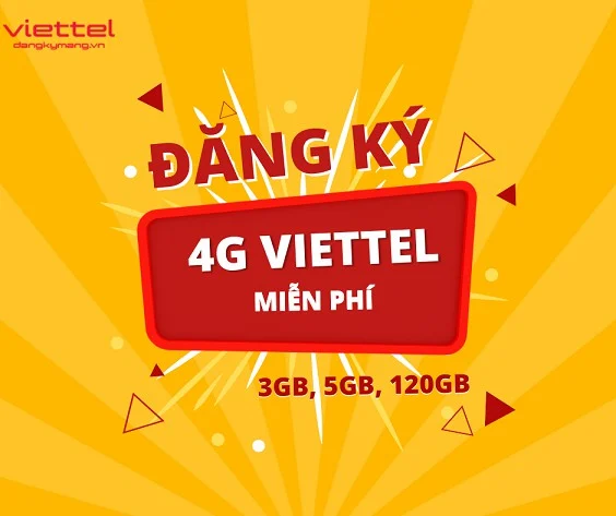 Cách đăng ký 4G Viettel miễn phí
