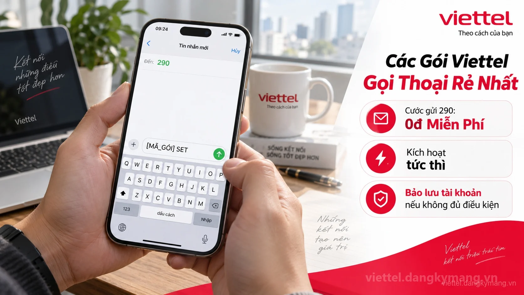 Cú pháp đăng ký Các Gói Viettel Gọi Thoại Rẻ Nhất