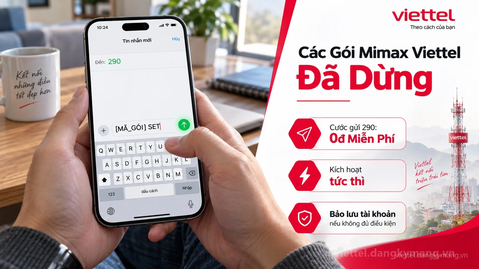 Cú pháp đăng ký Các Gói Mimax Viettel Đã Dừng
