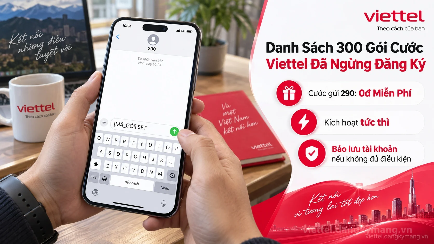 Cú pháp đăng ký Danh Sách 300 Gói Cước Viettel Đã Ngừng Đăng Ký
