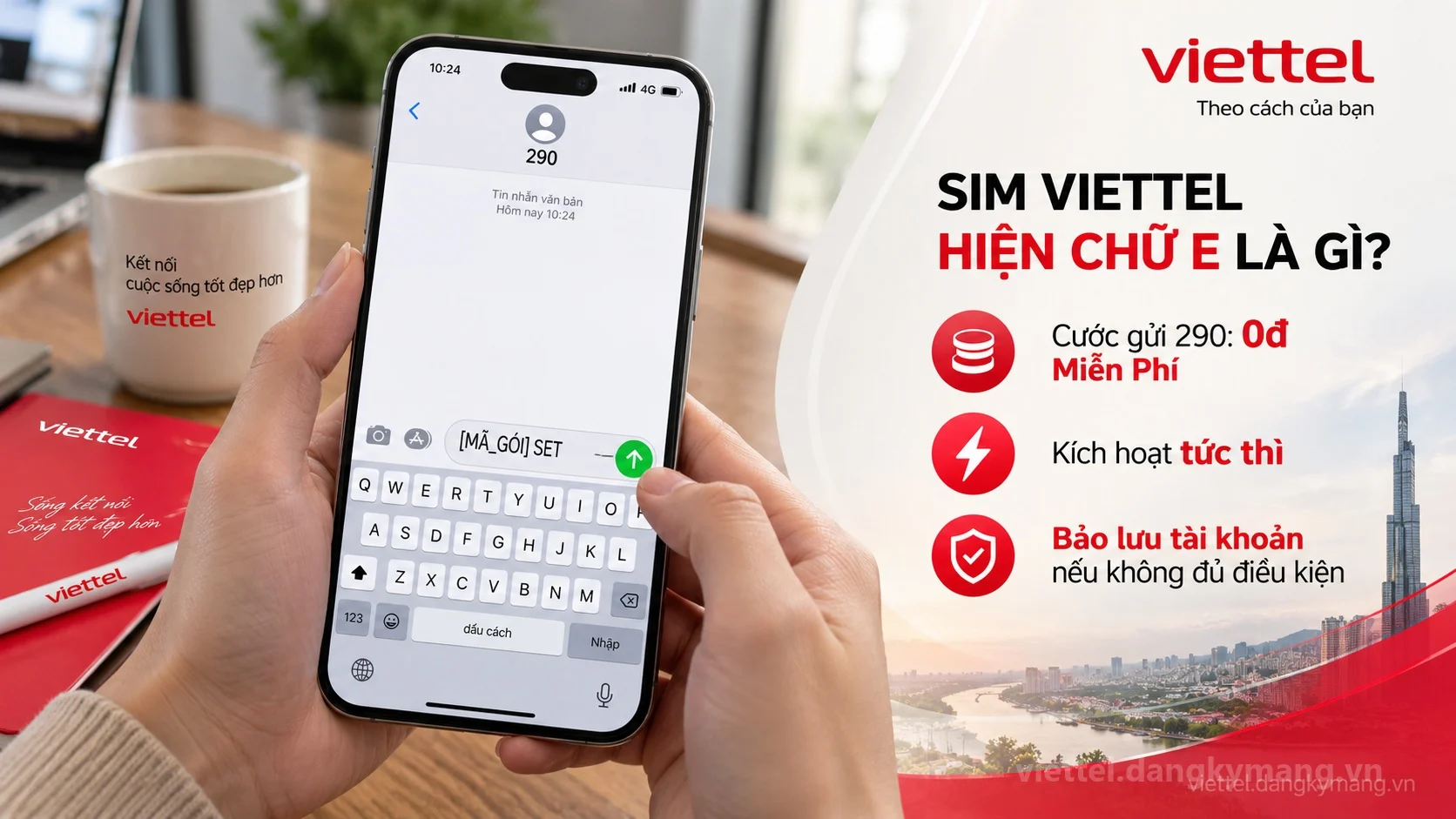 Cú pháp đăng ký SIM Viettel Hiện Chữ E Là Gì?