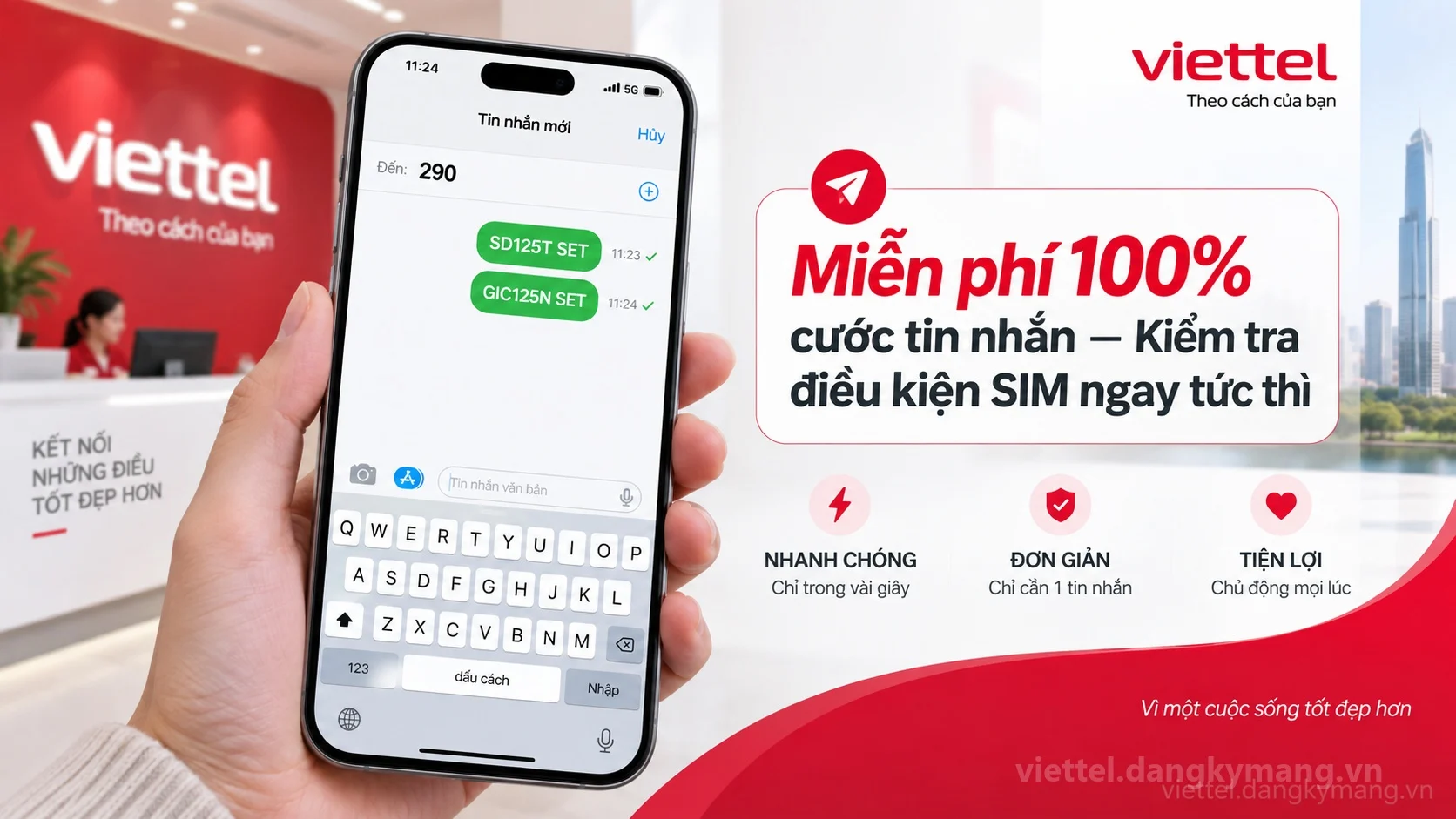 Hướng dẫn đăng ký gói Viettel 125K qua tổng đài 290