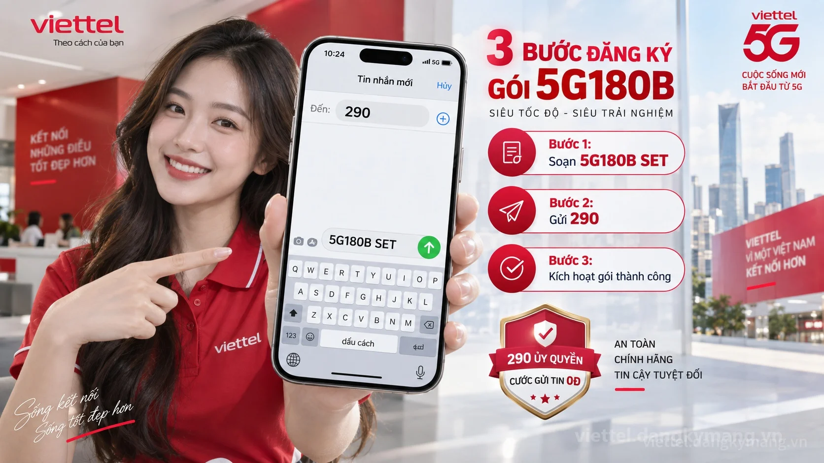 Hướng dẫn đăng ký gói Viettel 180k