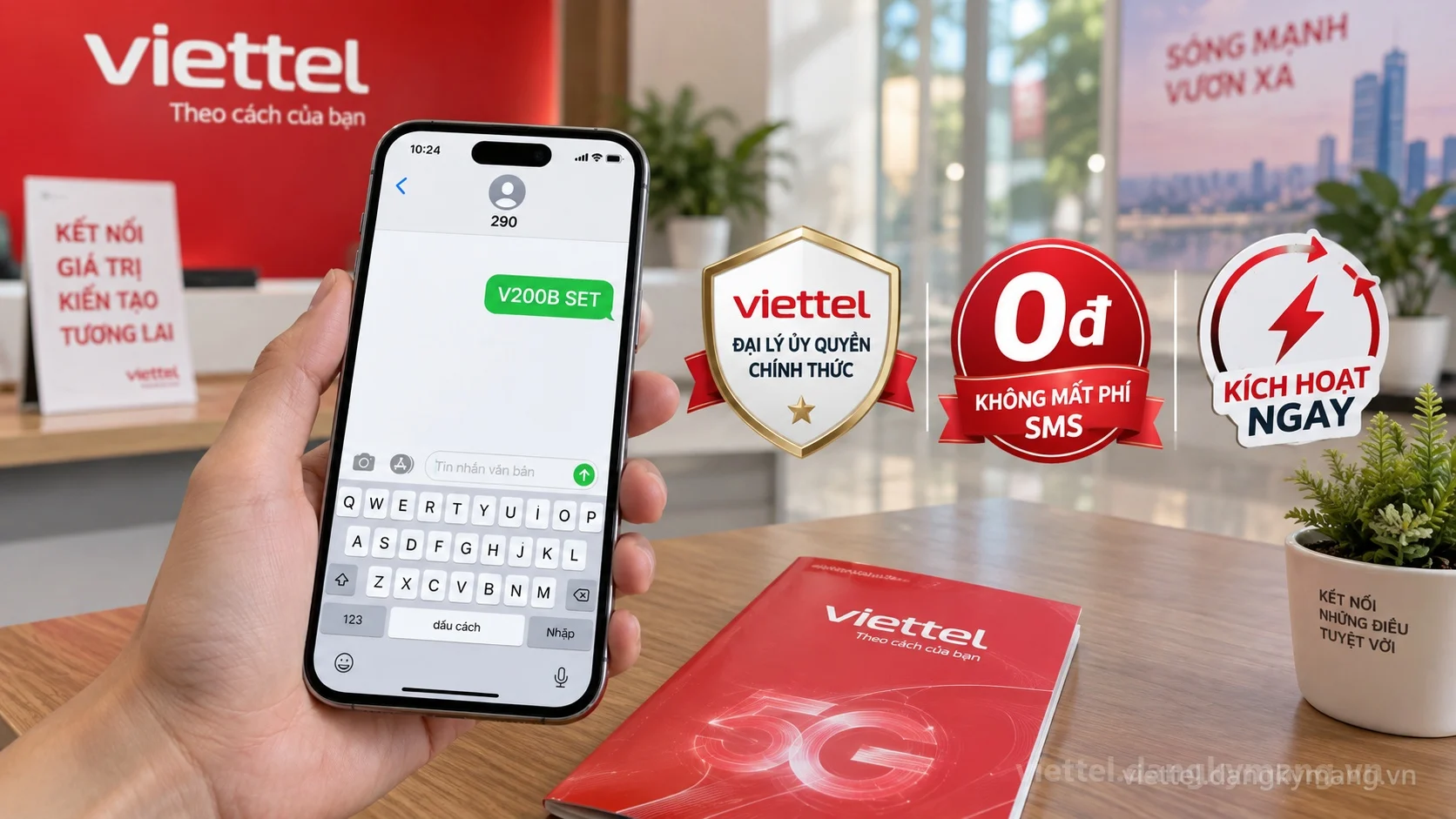 Hướng dẫn đăng ký gói Viettel 200k qua tổng đài 290