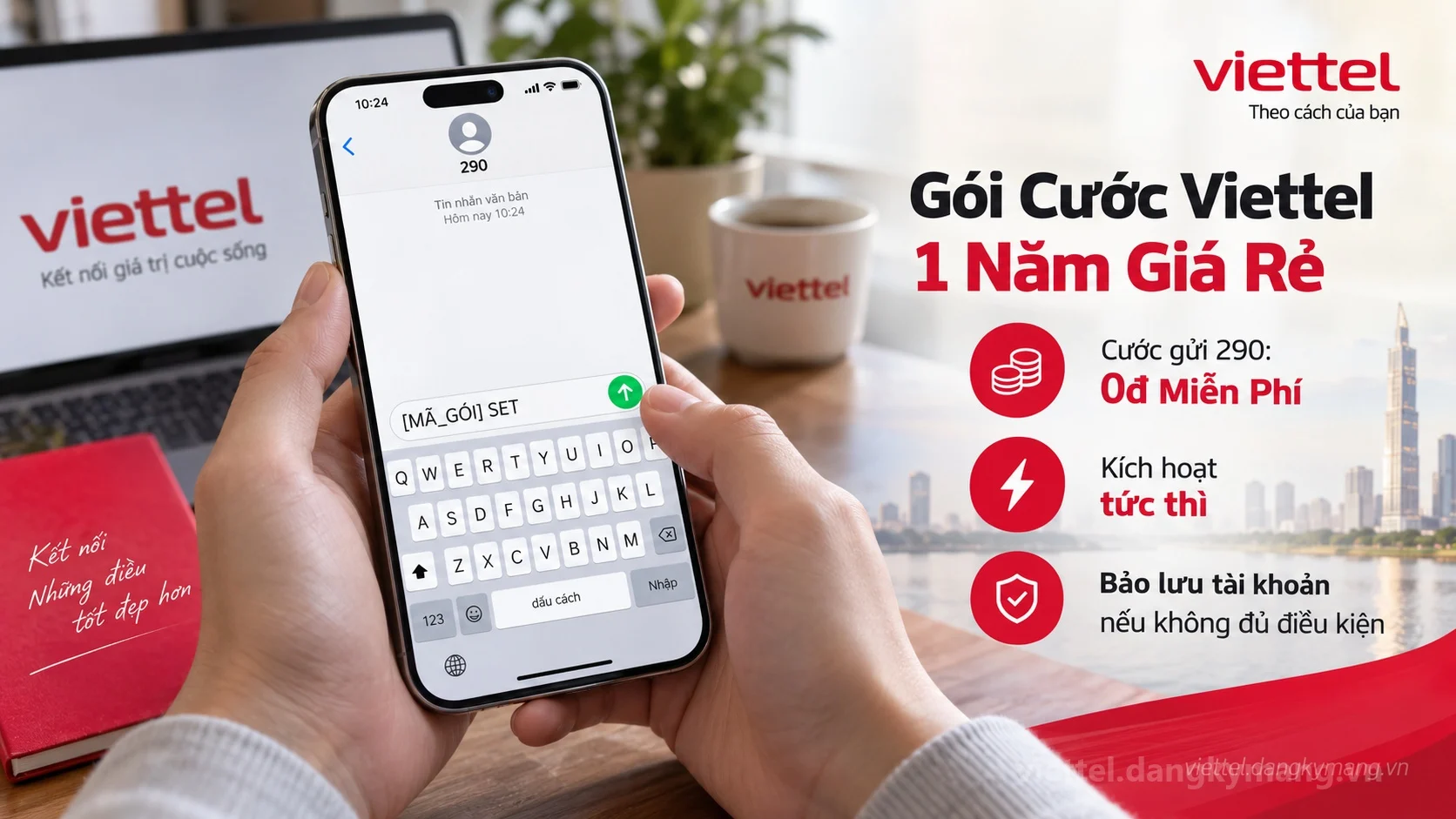 Cú pháp đăng ký Gói Cước Viettel 1 Năm Giá Rẻ