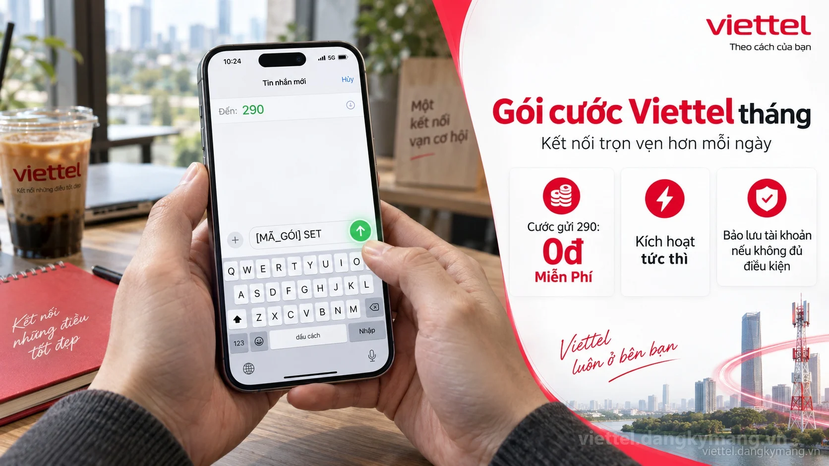 Cú pháp đăng ký Gói cước Viettel tháng