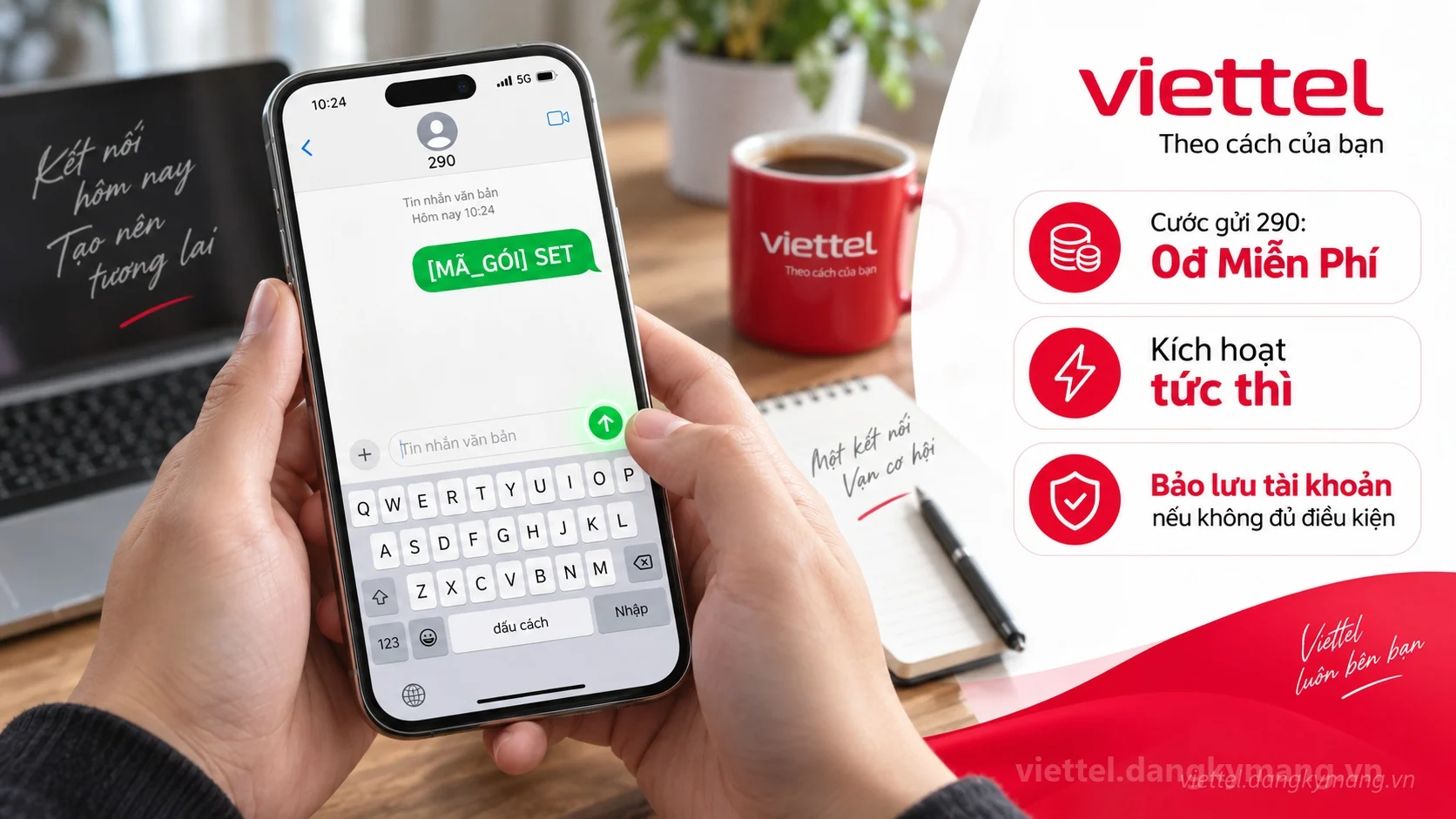 Cú pháp đăng ký Sim 4G Viettel 1 Năm