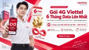 Gói 4G Viettel 6 Tháng Data Lớn Nhất [Đến 3.600GB]