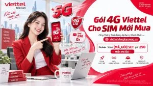 Gói 4G Viettel Cho SIM Mới Mua [Ưu Đãi Riêng Từ 130K]