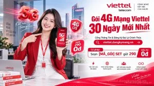 Gói 4G Mạng Viettel 30 Ngày Mới Nhất [SD100 Cả 2 Loại SIM]