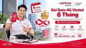 Gói Data 4G Viettel 6 Tháng [6SD90 Chỉ 540K Trọn 180 Ngày]