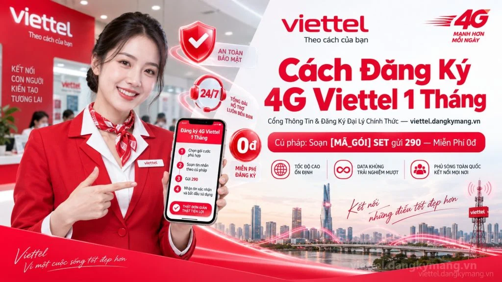 Ảnh đại diện gói cước Cách Đăng Ký 4G Viettel 1 Tháng [Có Kết Quả Trong Vài Giây]