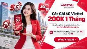 Các Gói 4G Viettel 200K 1 Tháng [Nhận 8GB/Ngày Kèm Gọi]