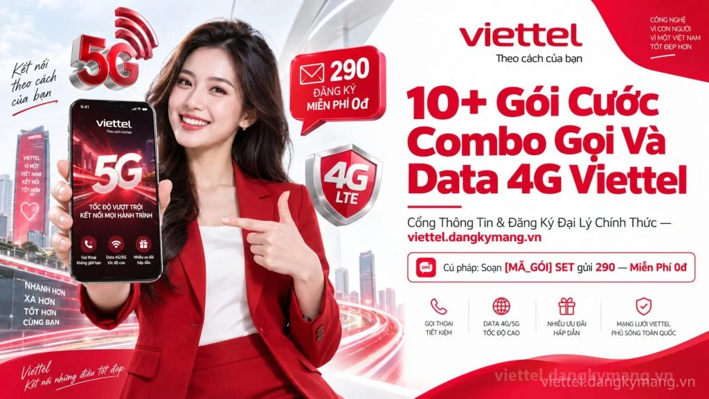 Ảnh đại diện gói cước 10+ Gói Cước Combo Gọi Và Data 4G Viettel [Nhiều Ưu Đãi]