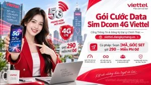 Gói Cước Data Sim Dcom 4G Viettel [Giải Pháp Thay Thế Mới]