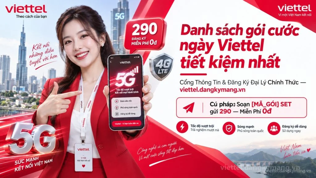 Ảnh đại diện gói cước Danh sách gói cước ngày Viettel tiết kiệm nhất [Từ 7k đến 90k]