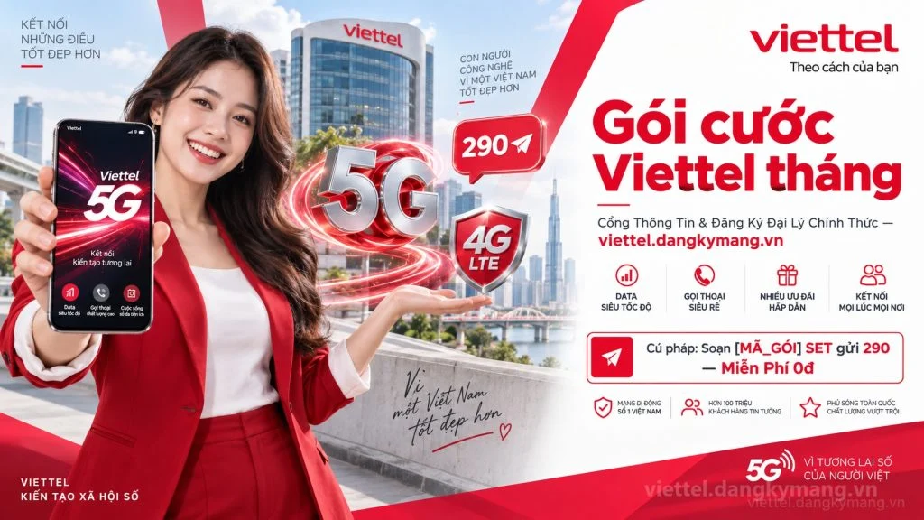 Ảnh đại diện gói cước Gói cước Viettel tháng [Bảng giá từ 90k — Cách chọn khi có khuyến mãi]