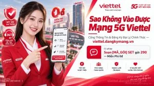 Sao Không Vào Được Mạng 5G Viettel [6 Cách Khắc Phục]