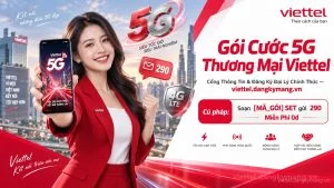 Gói Cước 5G Thương Mại Viettel [Data Đến 8GB/Ngày]